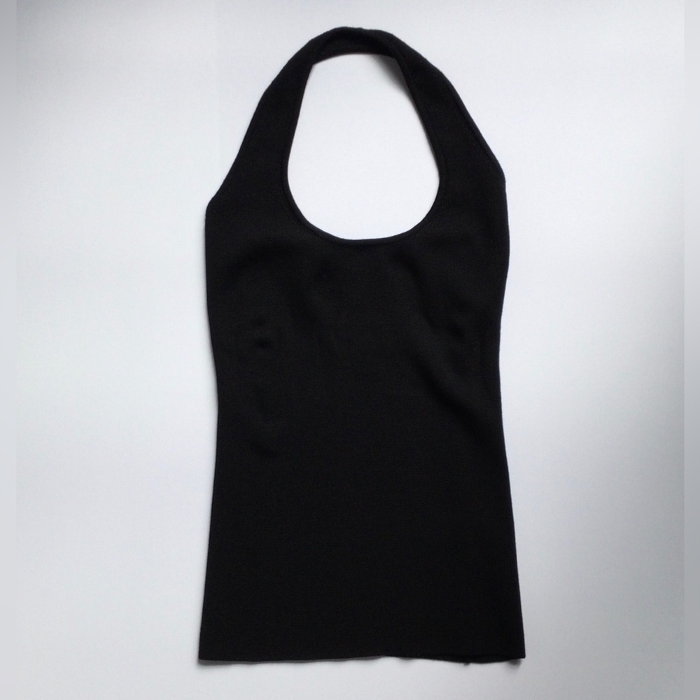 Banana Republic Vintage Women’s Size Small Black Sweater Knit Halter Neck Top